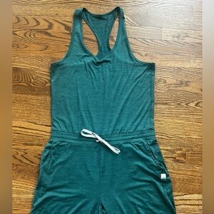 Vuori green jumpsuit, size Medium